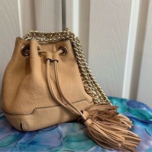 Rebecca Minkoff Tan Leather Bucket Bag
